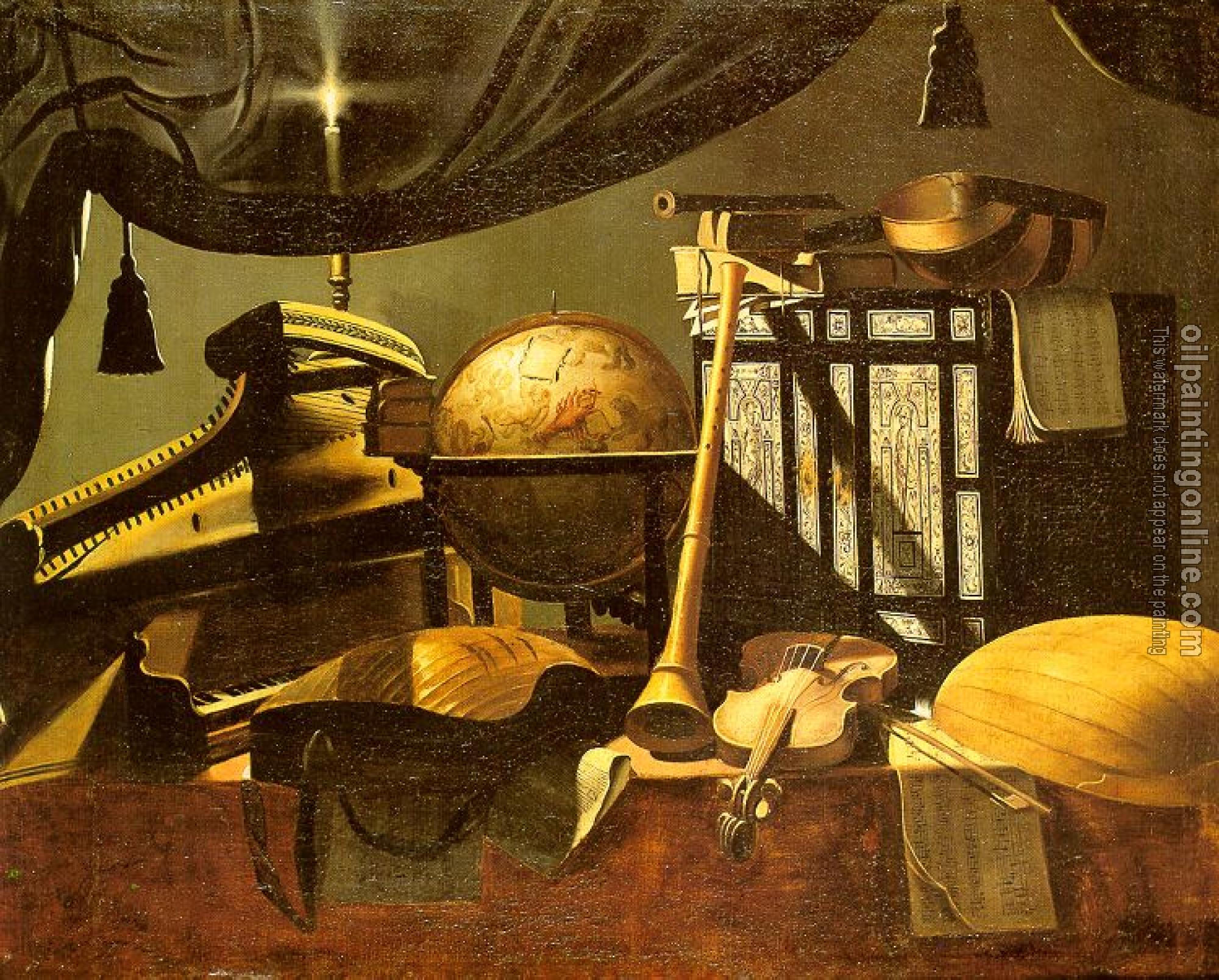 Baschenis, Evaristo - Still-Life with Musical Instruments